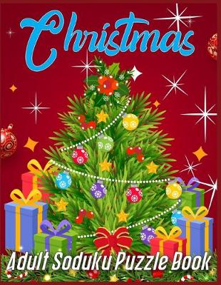 Book cover for Christmas Adult Soduku Puzzle Book