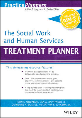 Cover of The Social Work and Human Services Treatment Planner, with DSM 5 Updates