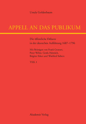 Book cover for Appell an das Publikum