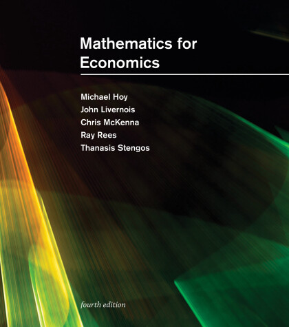 Book cover for Mathematics for Economics, fourth edition