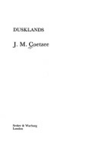 Cover of Dusklands
