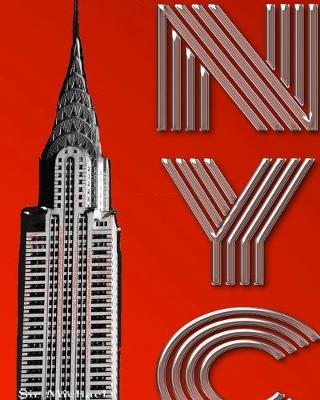 Book cover for Iconic New York City Chrysler Building creative Writing Drawing Journal