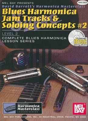 Cover of Blues Harmonica Jam Tracks & Soloing Concepts #2