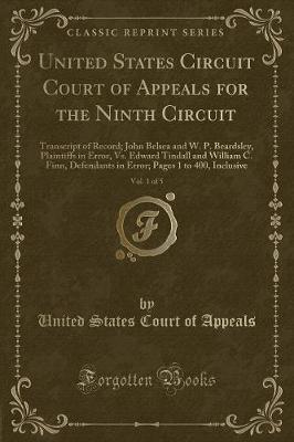 Book cover for United States Circuit Court of Appeals for the Ninth Circuit, Vol. 1 of 5