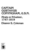 Book cover for Capt Gustavus Conyingham CB