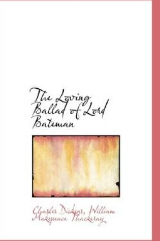 Cover of The Loving Ballad of Lord Bateman