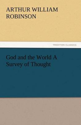 Book cover for God and the World A Survey of Thought