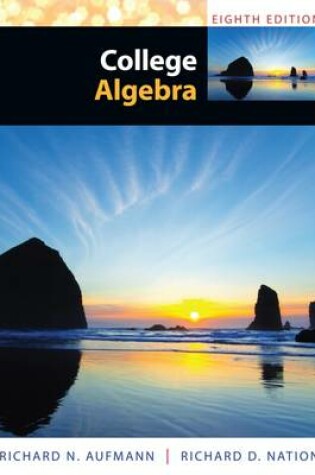 Cover of Study Guide with Student Solutions Manual for Aufmann's College  Algebra, 8th