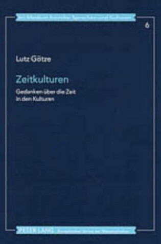 Cover of Zeitkulturen