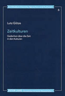 Cover of Zeitkulturen