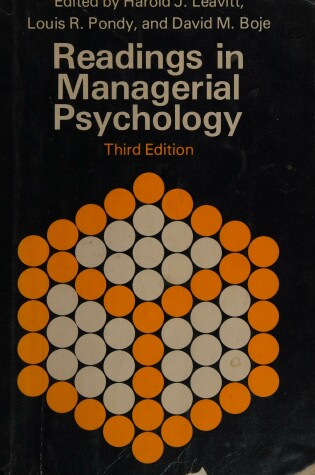 Cover of Readings in Managerial Psychology