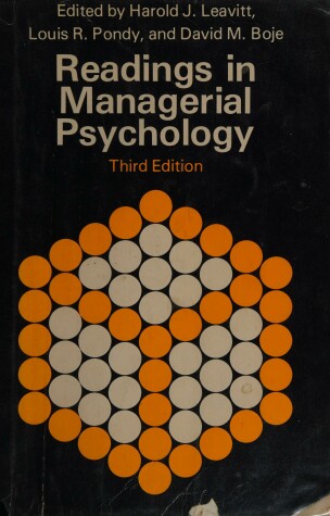 Book cover for Readings in Managerial Psychology