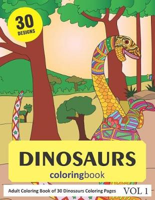 Book cover for Dinosaurs Coloring Book