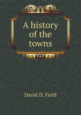 Book cover for A history of the towns