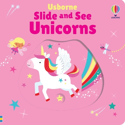 Book cover for Slide and See Unicorns