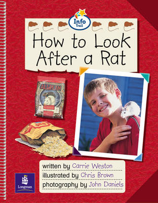 Book cover for Info Trail Emergent Stage How to look after a rat Non-fiction