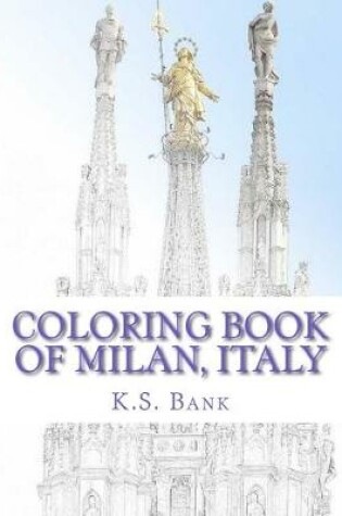 Cover of Coloring Book of Milan, Italy