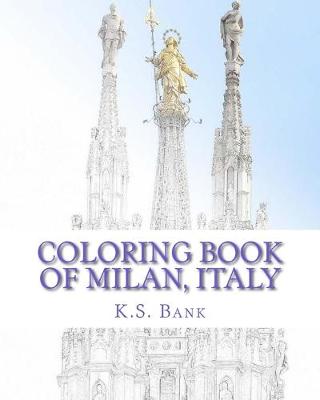 Book cover for Coloring Book of Milan, Italy