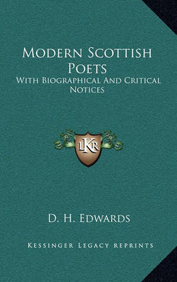 Book cover for Modern Scottish Poets