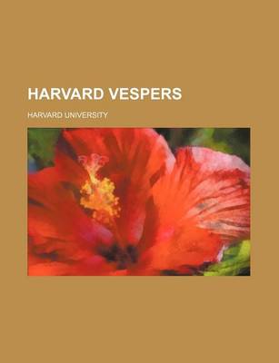 Book cover for Harvard Vespers