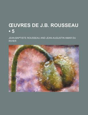 Book cover for Uvres de J.B. Rousseau (5)