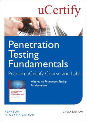 Book cover for Penetration Testing Fundamentals Pearson uCertify Course and Labs Access Card