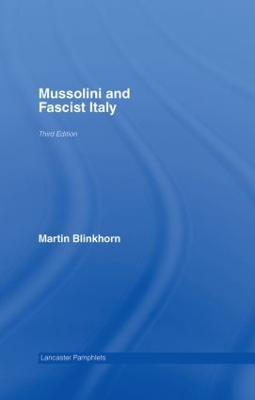 Book cover for Mussolini and Fascist Italy