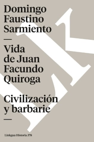 Cover of Vida de Juan Facundo Quiroga