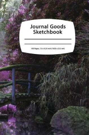 Cover of Journal Goods Sketchbook - Purple Garden