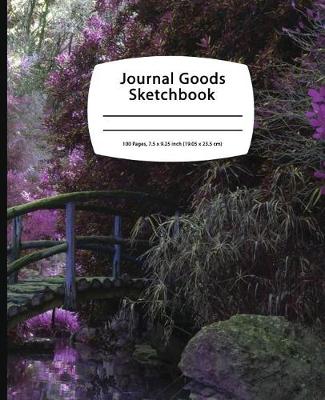 Book cover for Journal Goods Sketchbook - Purple Garden