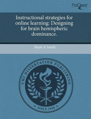 Book cover for Instructional Strategies for Online Learning: Designing for Brain Hemispheric Dominance