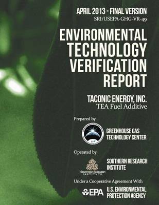 Book cover for Environmental Technology Verification Report