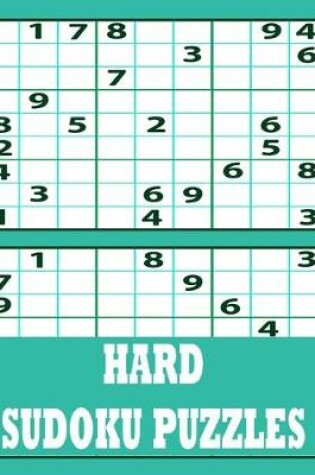 Cover of Hard Sudoku Puzzle Book