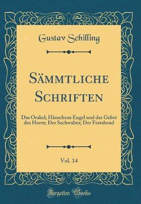 Book cover for Sämmtliche Schriften, Vol. 14