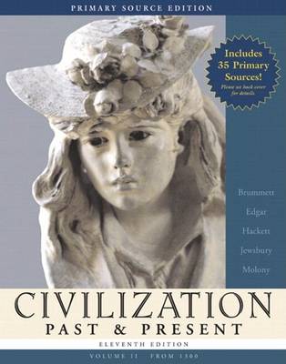 Book cover for Civilization Past & Present Volume II from 1300 [With Study Card]