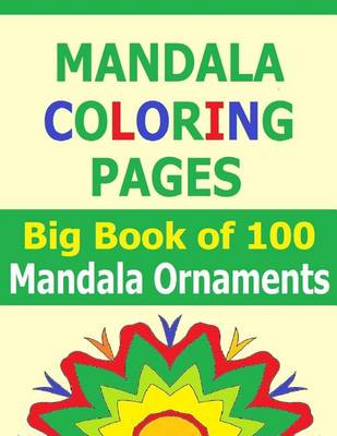 Book cover for Mandala Coloring Pages