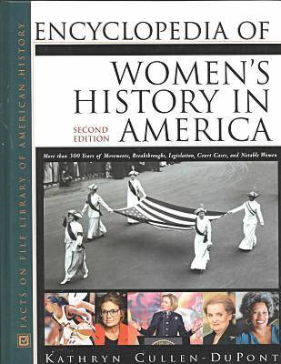 Book cover for Encyclopedia of Women's History in America