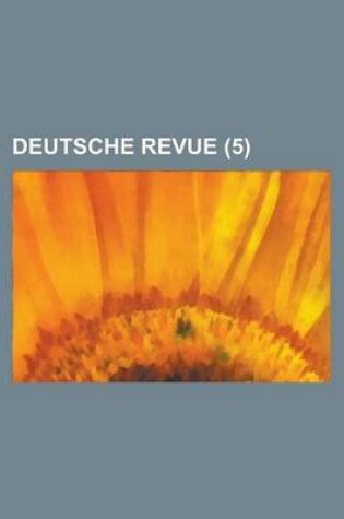 Cover of Deutsche Revue (5 )