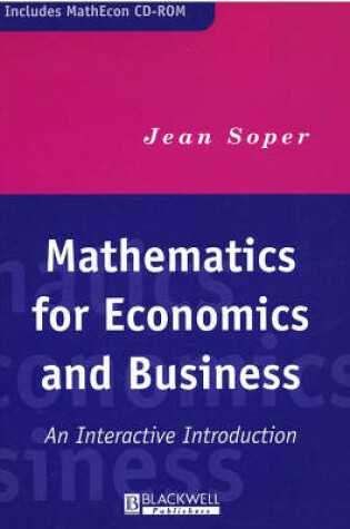 Cover of Mathematics for Economics and Business