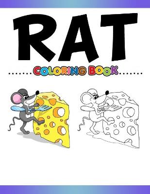 Book cover for Rat Coloring Book