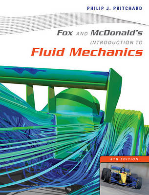 Book cover for Fox and Mcdonald's Introduction to Fluid Mechanics 8E