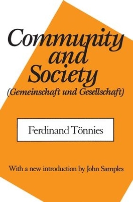 Book cover for Community and Society