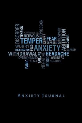 Book cover for Anxiety Journal