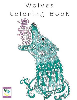 Book cover for Wolves Coloring Book