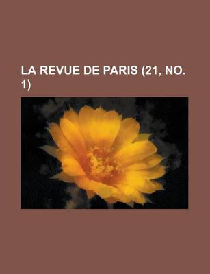 Book cover for La Revue de Paris