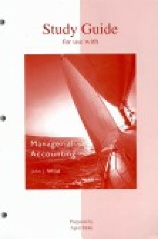 Cover of Study Guide to Accompany Managerial Accounting