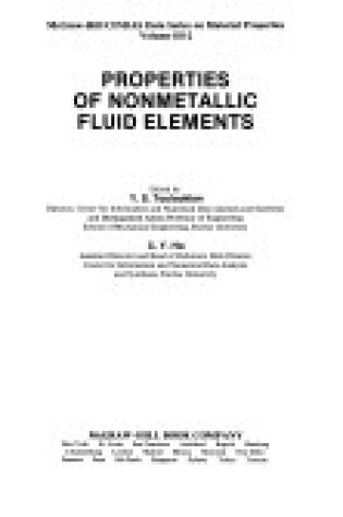 Cover of Properties of Nonmetallic Fluid Elements