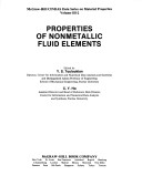 Book cover for Properties of Nonmetallic Fluid Elements