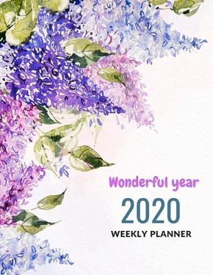 Book cover for Wonderful year 2020 Weekly planner