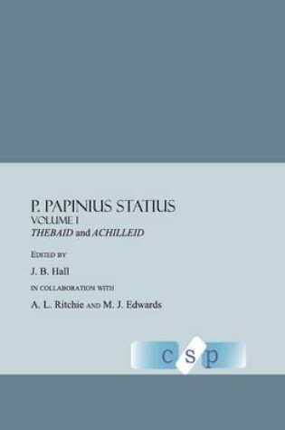 Cover of P. Papinius Statius Volume I